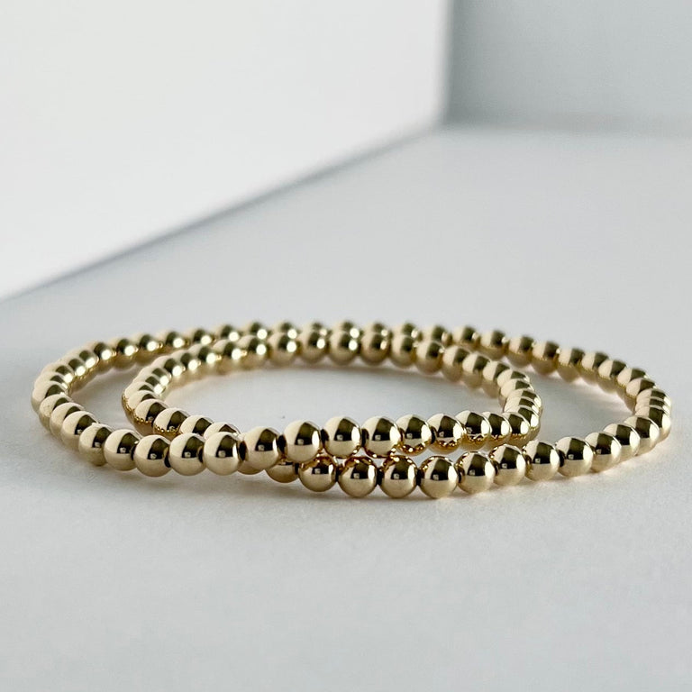 Heart of Gold 4mm Double Wrap