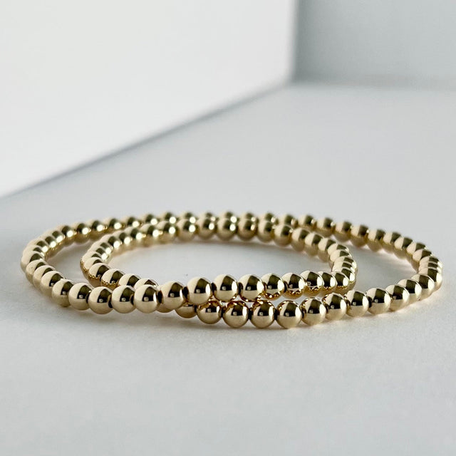 Heart of Gold 4mm Double Wrap