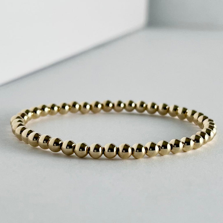 Heart of Gold 4mm Single Wrap